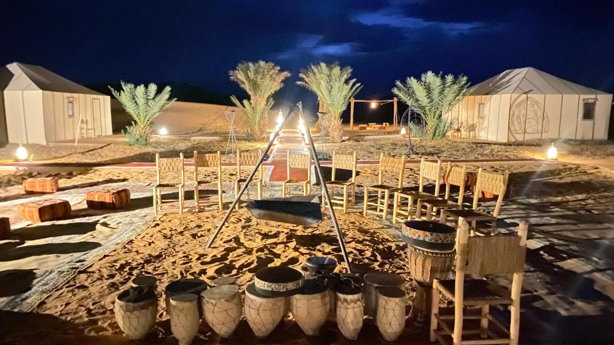 فندق Erg Chebbi Sahara Camp مرزوكة المظهر الخارجي الصورة